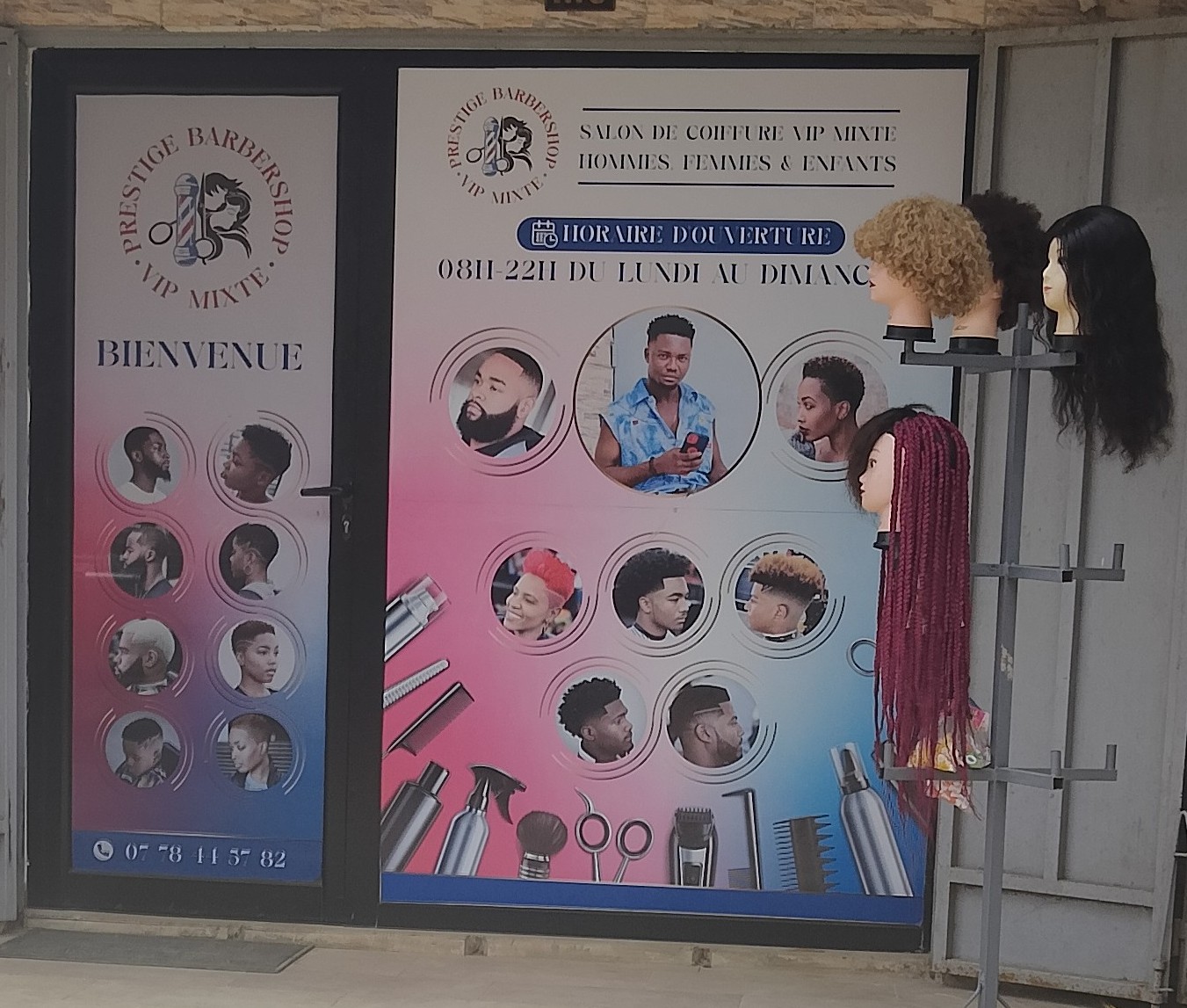 prestige barber shop vip mixte