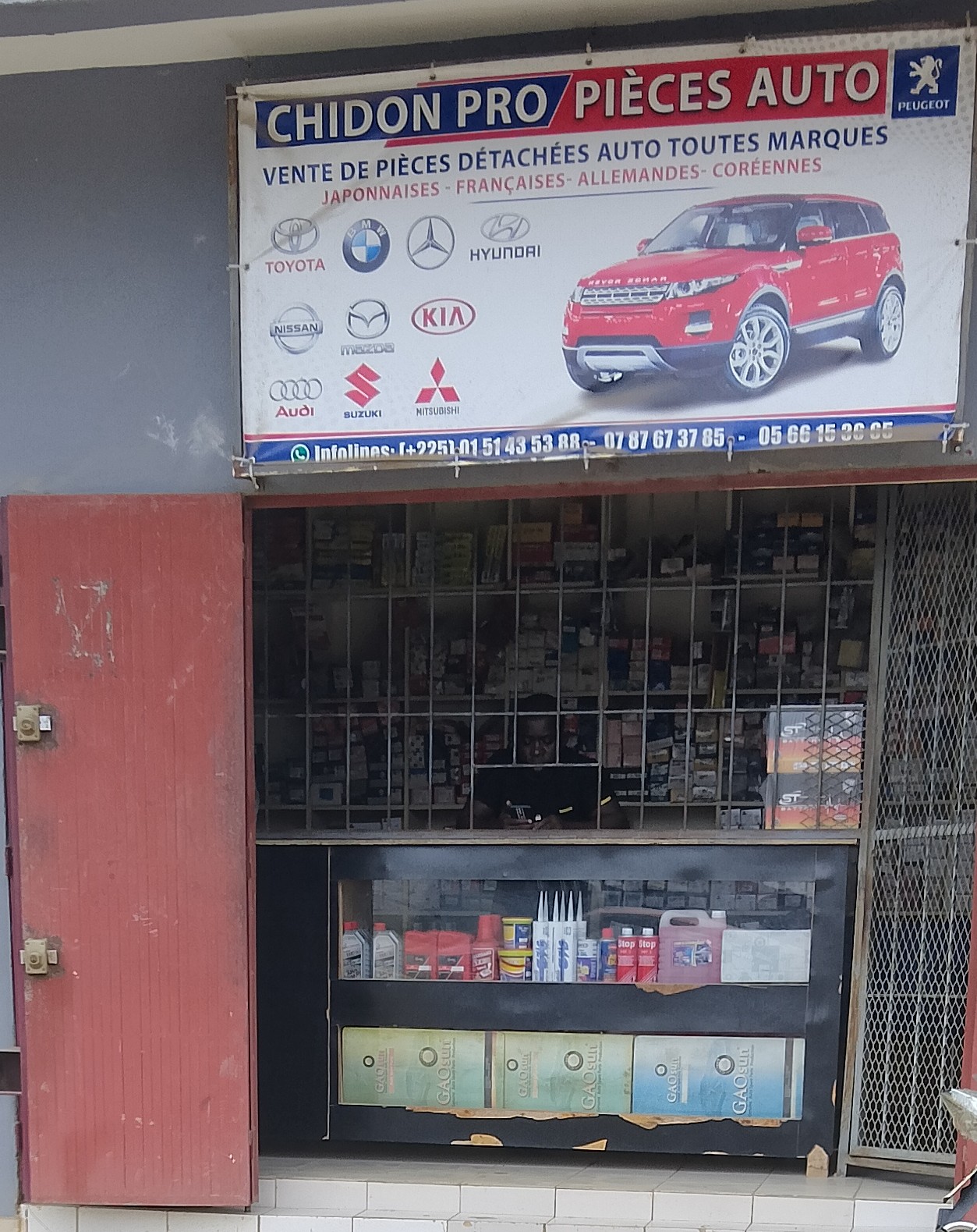 CHIDON PRO PIÈCES AUTO