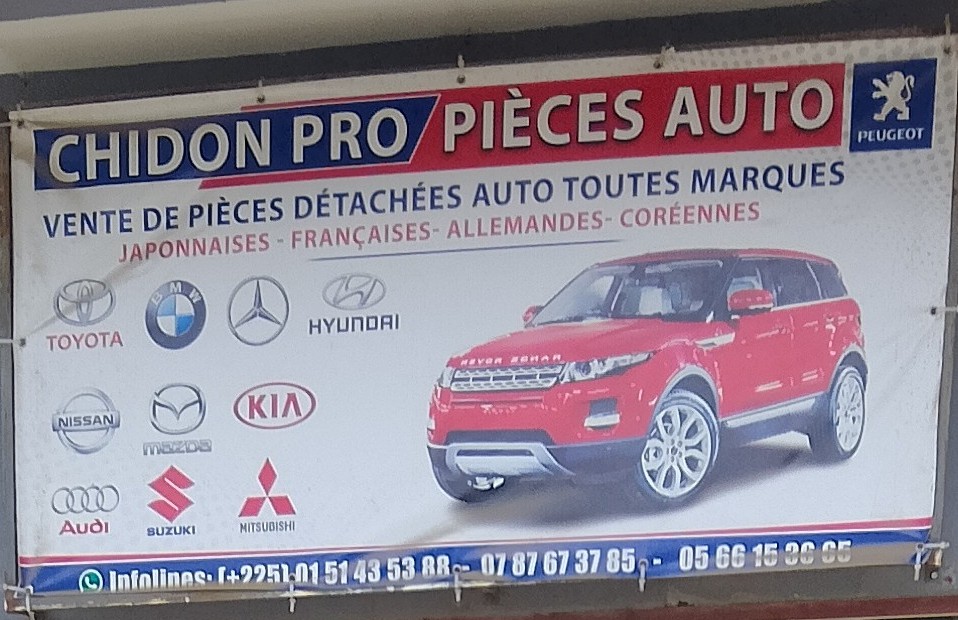 CHIDON PRO PIÈCES AUTO