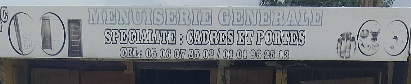 MENUISERIE GENERALE