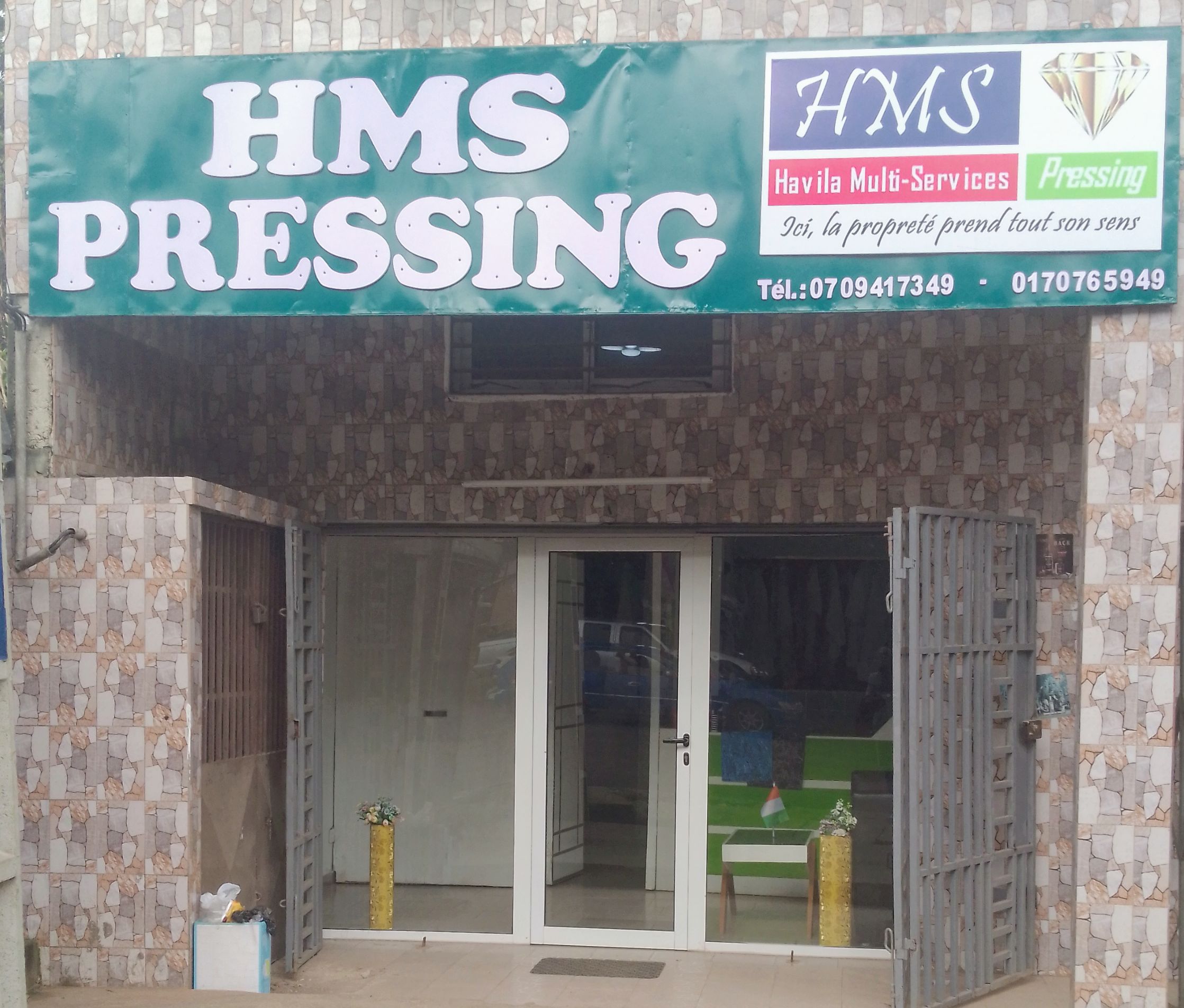 HMS pressing
