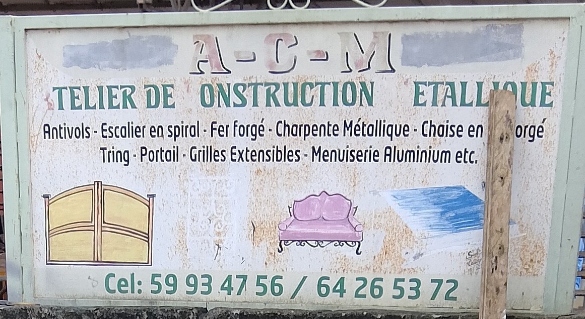 ATELIER DE CONSTRUCTION METALLIQUE