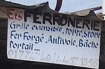 FERRONNERIE GÉNÉRAL