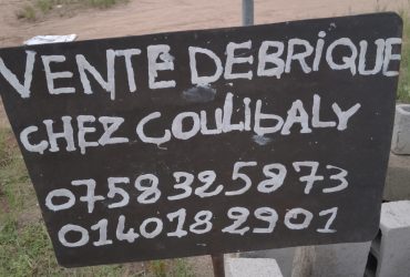 Vente de brique