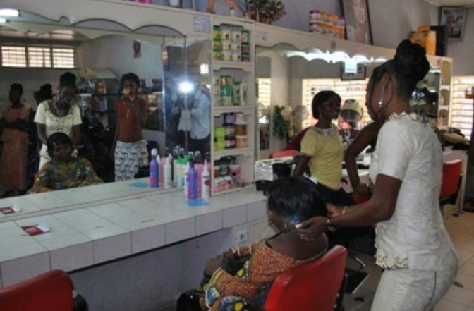 Salon de coiffure Dame